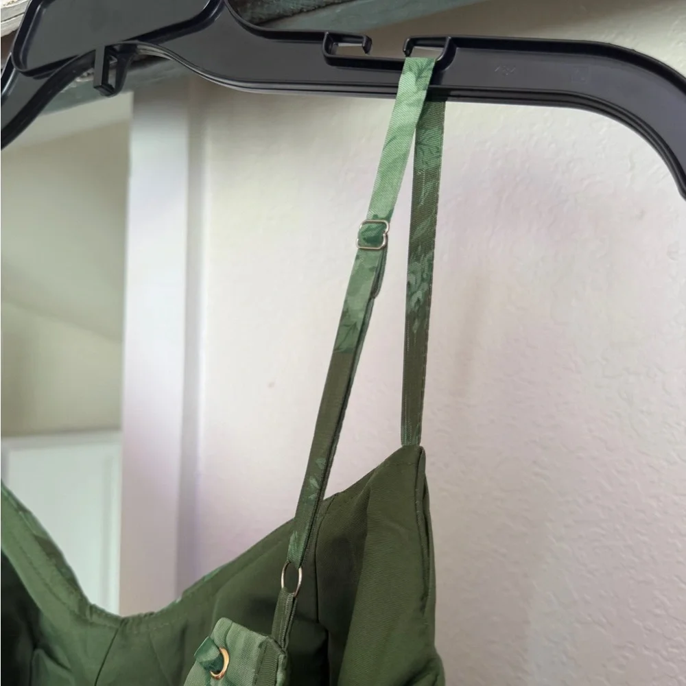 Green Floral Cottagecore Etheral Forest Fairy Vibes Formal Dress – NWT - Picture 7 of 11